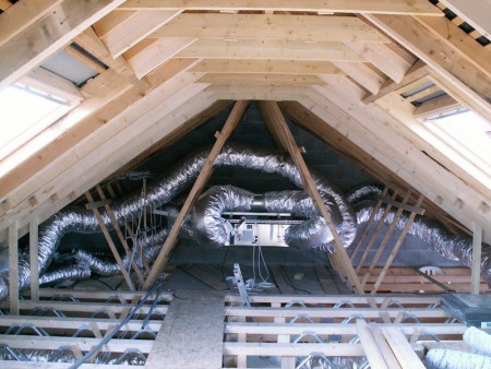 Installation d'une climatisation gainable